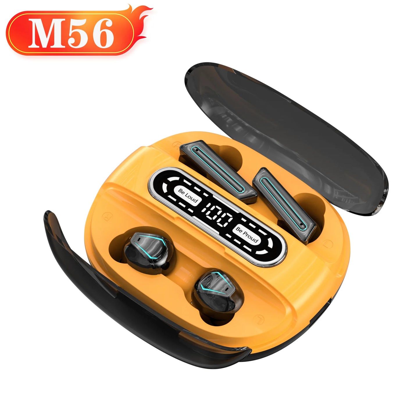 Couple Headphones for 2 Phones 2000mAh Charging Box TWS Bluetooth Wireless Earphones Waterproof Four Earbuds PK M21 M22 Headsets