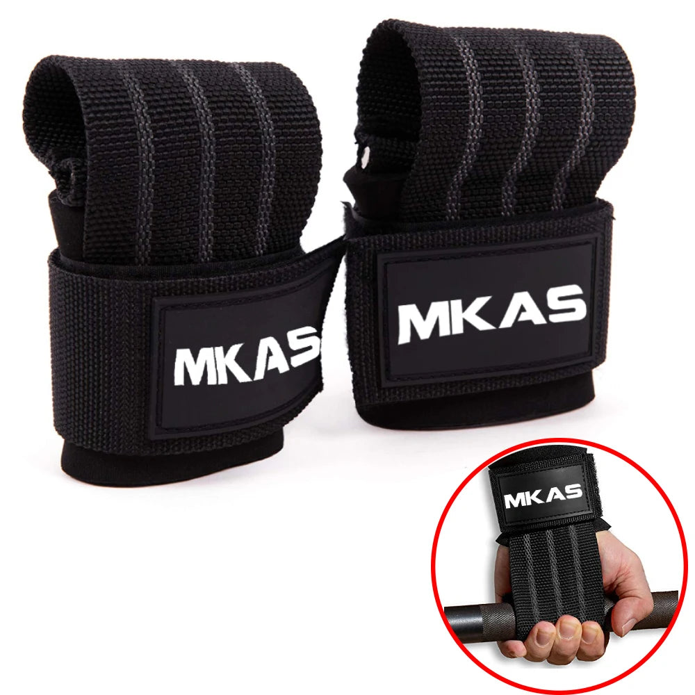 Power Lifting Straps WeightLifting Gym Gloves Deadlift Wrist Straps Hand Palm Assist Gear For Pull Up Bar Barbell Dumbbell Train