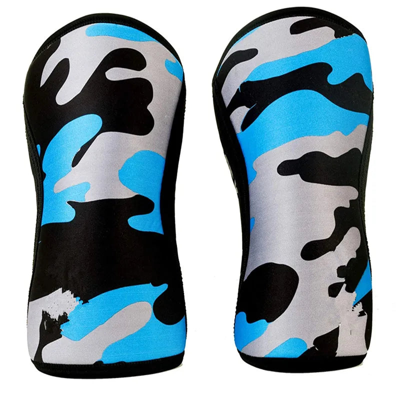 Knee Sleeves for Weightlifting (1 Pair) Premium Support &amp; Compression - Powerlifting &amp; Crossfit - 7mm Neoprene Sleeve