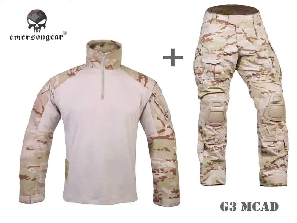 EMERSON Gen3 Combat Shirt Pants Suit Airsoft Military Tactical bdu Uniform Multicam Arid EM9255 EM9351