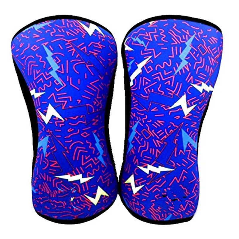 Knee Sleeves for Weightlifting (1 Pair) Premium Support &amp; Compression - Powerlifting &amp; Crossfit - 7mm Neoprene Sleeve