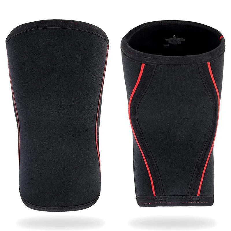 Knee Sleeves for Weightlifting (1 Pair) Premium Support &amp; Compression - Powerlifting &amp; Crossfit - 7mm Neoprene Sleeve