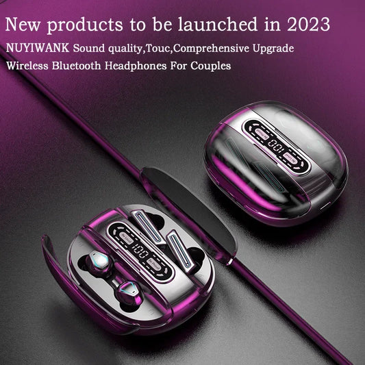 Couple Headphones for 2 Phones 2000mAh Charging Box TWS Bluetooth Wireless Earphones Waterproof Four Earbuds PK M21 M22 Headsets
