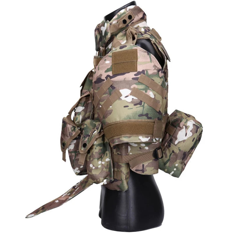 New OTV Tactical Vest Camouflage combat Body Armor With Pouch/Pad