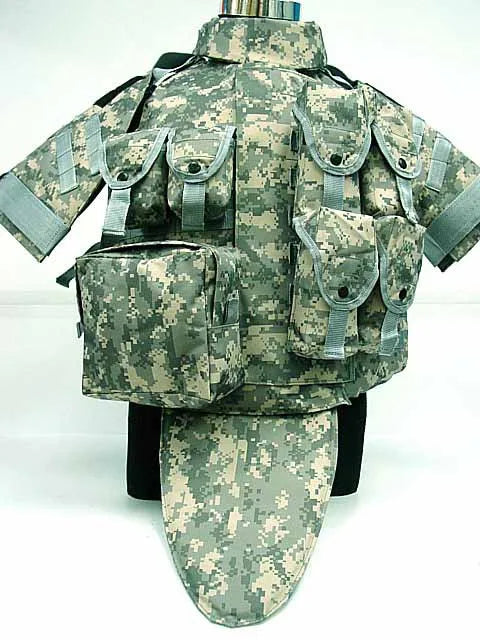 New OTV Tactical Vest Camouflage combat Body Armor With Pouch/Pad