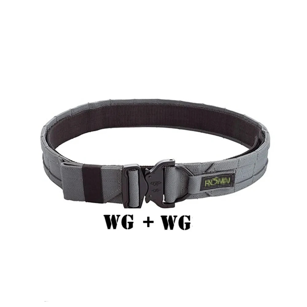 NEW 1.75 inch DRing Belt Outdoor Molle Belt  4.5cm Wide CS Hunting Belt