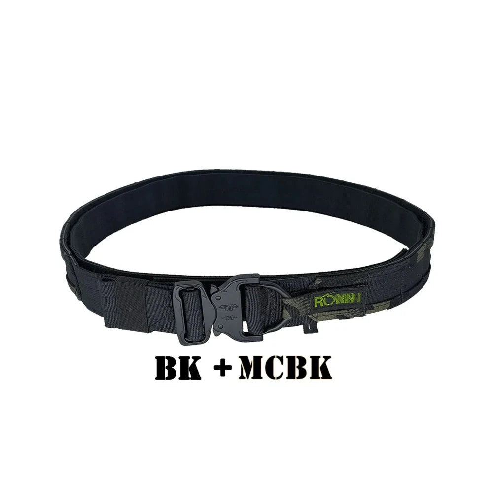 NEW 1.75 inch DRing Belt Outdoor Molle Belt  4.5cm Wide CS Hunting Belt