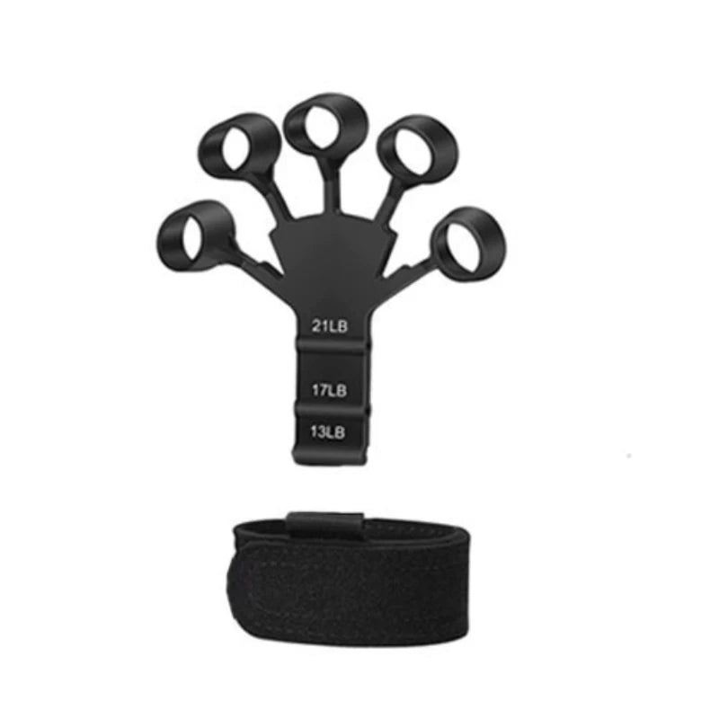 1pcs Silicone Gripster Grip Strengthener Finger Stretcher Hand Grip Trainer Gym Fitness Training And Exercise Hand Strengthene