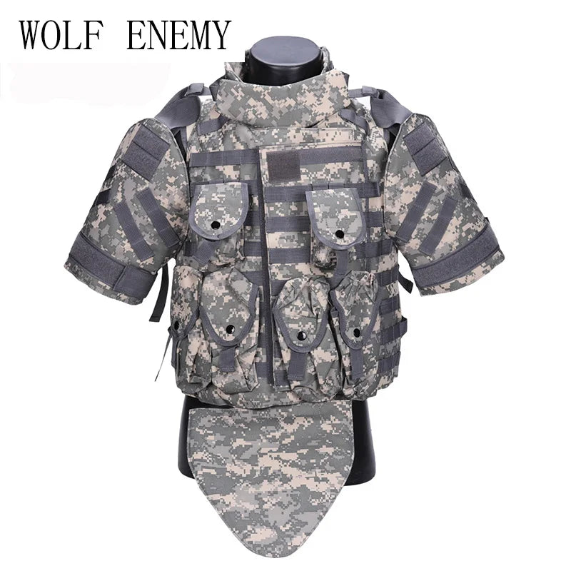 New OTV Tactical Vest Camouflage combat Body Armor With Pouch/Pad