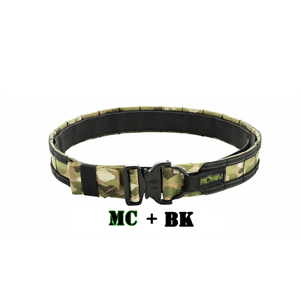 NEW 1.75 inch DRing Belt Outdoor Molle Belt  4.5cm Wide CS Hunting Belt